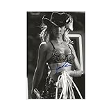 Poster autographe de l'actrice Jessica Alba (1) sur toile - Dcoration murale pour salon, chambre  coucher - 40 x 60 cm