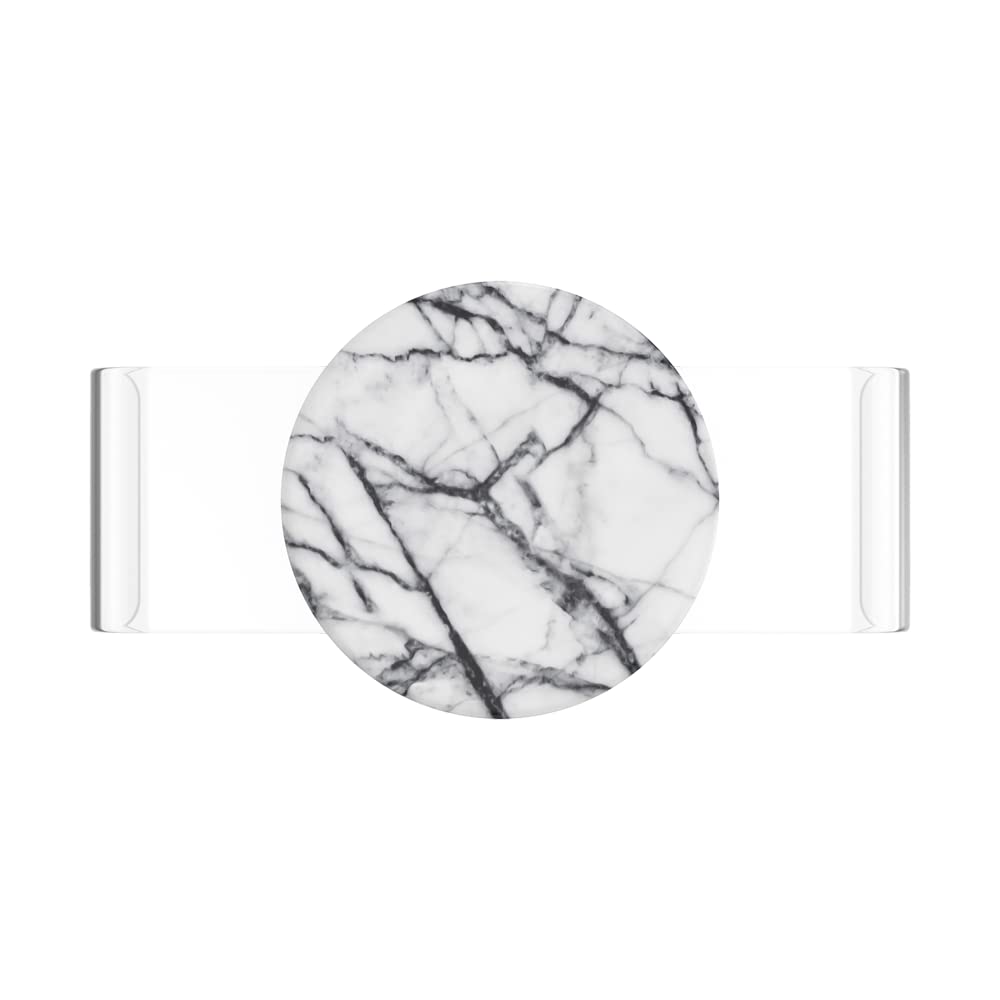 PopSockets PopSlide - Nicht Haftender PopGrip für iPhone 11 Pro Silikon-Hülle - Clear as Day