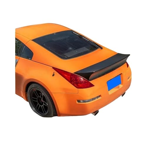 日産 350Z フェアレディ Z34 2003-2008 ロケットバニースタイル ダックビル リアトランクリッド ウィングスポイラー (ABSプラスチック - マットブラック) に適合(Glossy black)