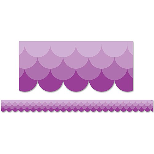 Creative Teaching Press Ombre Purple Scallops Borders (0184)