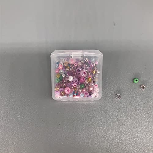 Image of GSHLLO 35 Grids Clear Plastic Bead Storage Boxes Diamond Painting Drill Containers Embroidery Bead Storage Case Stackable Jewelry Tackle Box Organizer
