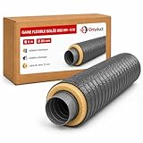 ✅ COMPATIBLE VMC SIMPLE FLUX ET DOUBLE FLUX - 100% DES INSTALLATIONS : gaine flexible parfaitement adaptée aux VMC simple flux, VMC double flux, VMC hygroréglable, échangeur thermique, hotte aspirante, sèche-linge à évacuation, climatiseur mobile ou fixe, extracteur d'air salle de bain, et poêle à granulés (air chaud). Compatible avec toutes les installations Aldes, Atlantic, et autres marques aux standards français et européens.