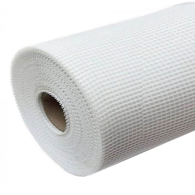 Suinga - Moustiquaire en gaze Blanche 0,8 x 30 m pour porte et fenêtre, Tissu en fibre de verre 120 gr/m2, Protection anti-insectes