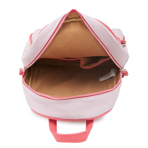 Caprese Mia Fashion Backpack Lilac Chic Dual-Color Backpack with Tassel Keychain, Ideal for College, Travel and Daily use 4 41ndAc11ABL