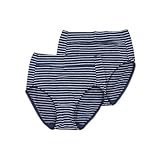 三和（株） HiP Talk 婦人デザインショーツ ナノモイスト のびのびフィット 2枚組 ボーダー 855-200 ネービー M