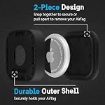 Pelican Protector 1-Pack AirTag Holder with 3M Adhesive Sticker - Black - Image 3