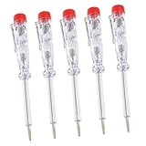 Veemoon Professional Voltage Tester Screwdriver Pen Circuit Detector Slotted Screwdriver Set for Electronics