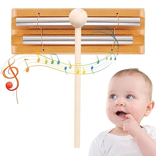 Meditação,mão atenção plena | Carrilhão responsivo cura sonora com martelo madeira, relaxamento manu