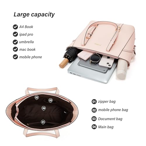Image of Women Fashion Synthetic Leather Handbags Tote Bag Shoulder Bag Top Handle Satchel Purse Set