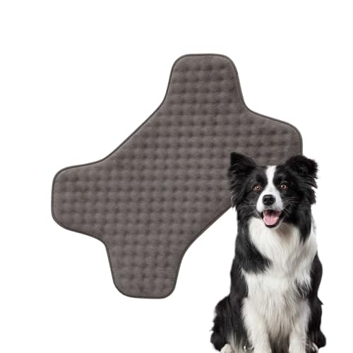 Hundehütten-Pad, maschinenwaschbar, Welpenmatratze, 71 x 49 cm, niedliche Knochenform, rutschfestes, kaufestes Haustierbett, ultraweiches Schlafen für Kisten, Zwinger, Wohnzimmer