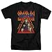 Def Leppard World Tour 1987 1988 Vintage Style Adult Men's, Black, Size X-Large