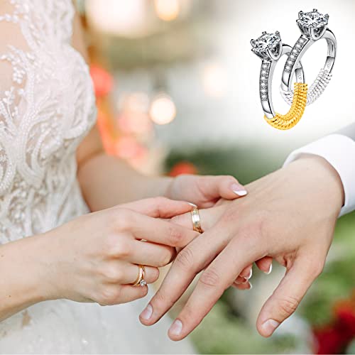 Ring Size Adjuster For Loose Rings, 22 Pcs Invisible Ring Guards 4 Sizes Silicone Ring Jewelry Tightener, Ring Adjuster Connector With Magnified Glass Ring Sizer Measuring Tool And Polishing Cloth #TOP6
