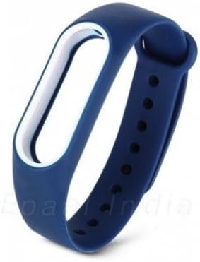 Epaal Dual Color Replacement Strap for Mi Band 2 (Not compatible with Mi Band 3/4/5/6/7 Watches)