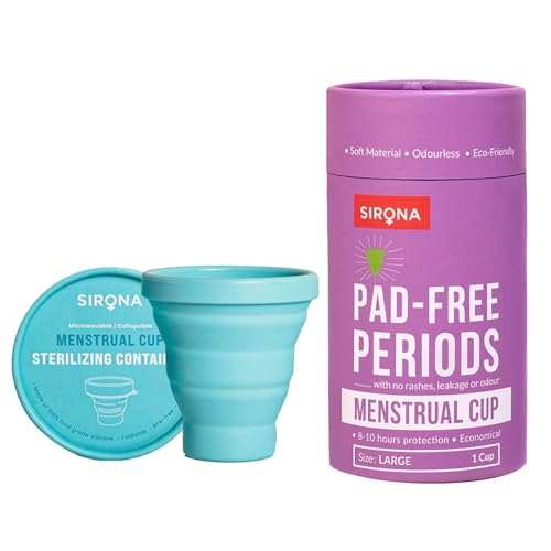 Women's Personal Care: Tips and Products for a Healthier You 64 Sirona Collapsible Silicone Cup Foldable Sterilizing Container Cu...