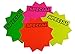 4" Round Starburst Cards-SPECIAL (100)