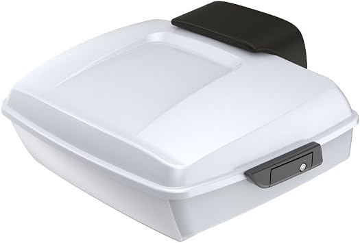 Advanblack White Onyx Pearl Tour Trunk Pack 2024 Road Glide Motorcycle Acessories For Harley Touring 2024 RG, Street Glide, Road King Chopped Tour Trunk Pack