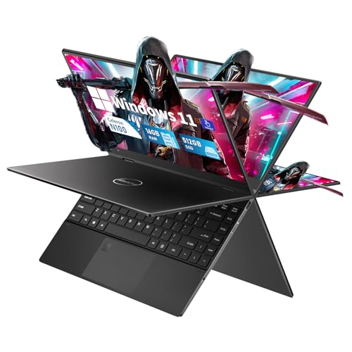 Funyet Ordenador Portátil 14 Pulgadas Win 11 Pro, Notebook 16gb Lpddr4 512g Ssd, Celeron N100 Touchscreen Laptop, Fhd 1920x1080, Yoga Gira 360 ,Wifi6 4k, Tipo-C Funyet Ordenador Portátil 14 Pulgadas Win 11 Pro, Notebook 16gb Lpddr4 512g Ssd, Celeron N100 Touchscreen Laptop, Fhd 1920x1080, Yoga Gira 360 ,Wifi6 4k, Tipo-C