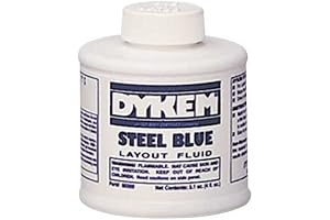 Dykem Blue Layout Fluid in Steel Blue, 4 Oz