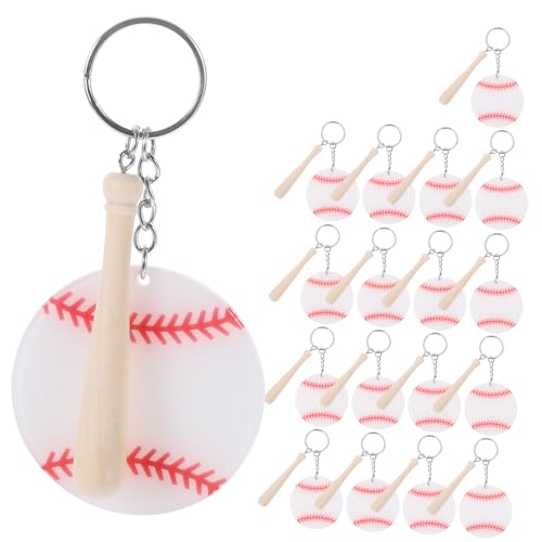 Pendentifs de baseball porte-clés : le cadeau idéal pour invités d'anniversaire et fêtes