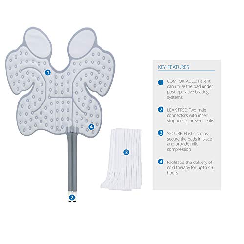 Ossur Cold Rush Therapy Machine System With Ankle Pad- Ergonomic, Adjustable Wrap Pad Included- Quiet, Lightweight And Strong Cryotherapy Freeze Kit Pump #TOP7