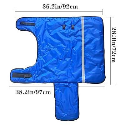 Goat Blankets for Winter Calf Blanket Thickened Warm Calf Clothing Calf Warm Artifact Calf Cold Clothing Calf Keep Warm Clothing Horse Blanket for Cattle Calves Goats Foals Donkeys(Blue 1 Pack