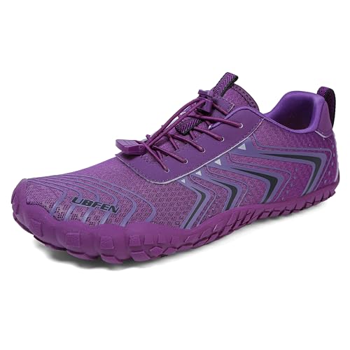 Image of UBFEN Water Shoes for Men Women Quick Dry Swim Aqua Socks | Lightweight Barefoot-style Fit, Rubber Sole, Hiking, Fishing, Kayaking, Beach, Pool, Boating, Diving And Water-to-land Wear