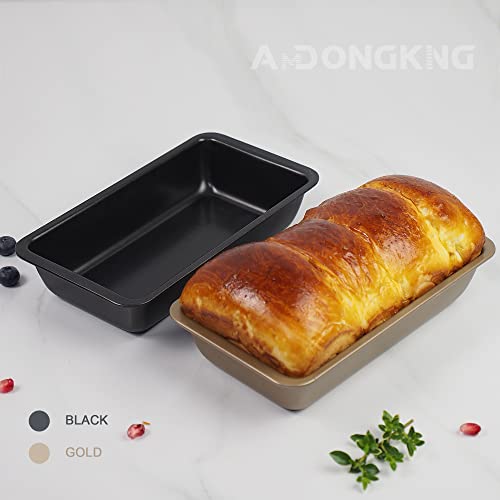 Amdongking Baking Loaf Pans, Nonstick Carbon Steel Bread, Cake, Brownies, Pie Pan, Kitchen Bakeware, 2-Pack, 6.1" & 9.5" #TOP6