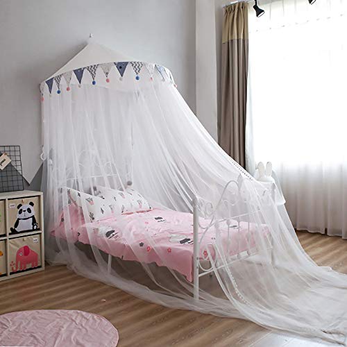 Cortinas de cama anti mosquitos para dormitorio infantil con dosel de 1.8x2m 2