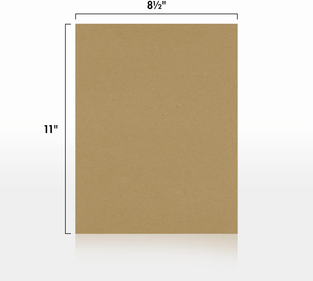 LUXPaper 8.5" x 11" Cardstock | Letter Size | Grocery Bag Brown | 65lb. Cover (120lb. Text) | 250 Qty