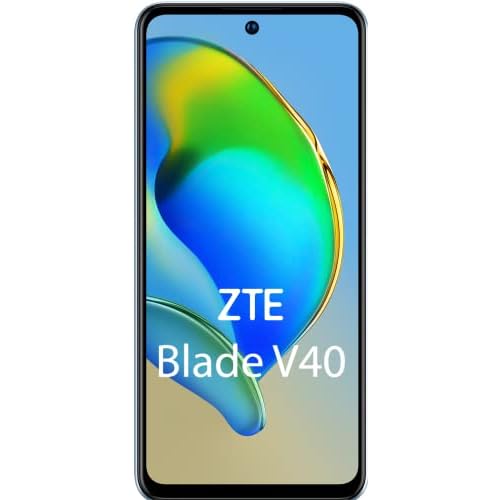 ZTE Smartphone Blade V40 (16,94cm (6,67 Zoll) FHD+ Display, 4G LTE, 4GB RAM und 128GB interner Speicher, 48MP Hauptkamera und 8MP Frontkamera, Dual-SIM, Android 11) blau, 123401201023