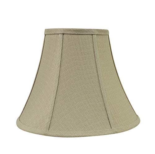 Aspen Creative, Beige, 70160-21 One Plug-In Swag Pendant Light Conversion Kit With Transitional Bell Fabric Lamp Shade, 12" Width #TOP2