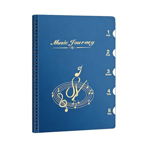Porte-documents choral organisé et classeur A4 pour partitions musicales