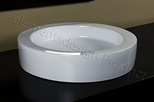 Bathroom Ceramic Vessel Sink 7770An1 With Brushed Nickel Faucet & Drain #TOP1