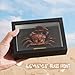 Liyoakyo Real Crab Taxidermy – Framed Preserved Specimen for Coastal Wall Decor, Beach Home Art, or Educational Display (Purple Samurai Crab, 6.6 × 4.6 × 1.8 in)