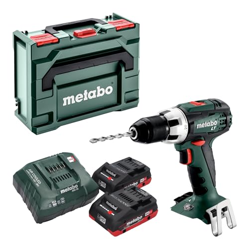 Perceuse Visseuse Sans Fil Metabo BS 18LT – 18 V, 2 Batteries LiHD 4 Ah, Mandrin 13 mm - vue 2