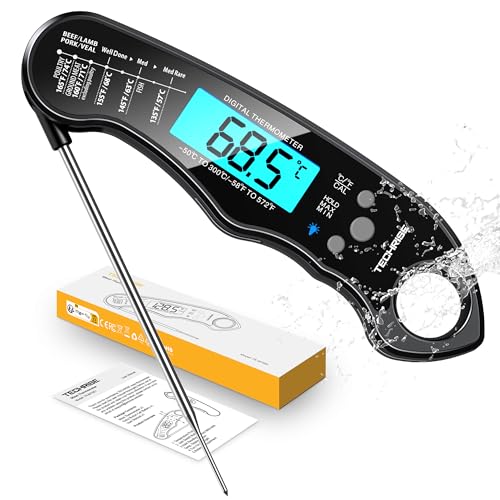 TechRise Digital Meat Thermometer, Fast Instant Read Food Tempera...