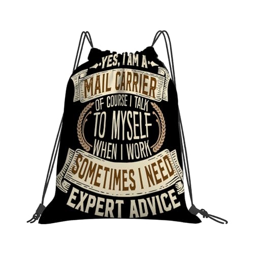 Funny Maill Carrierr I Men Women I Cool Postmann I Mailmann Drawstring Bags For Baseball