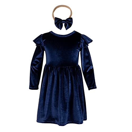 Toddler Baby Girl Velvet Christmas Dress