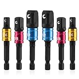 5.Breite Anwendung: Die Steckdosenadapter sind ideal für die Reparatur von Kraftfahrzeugen geeignet. Heimwerker- und die meisten allgemeinen Haushaltsreparaturen. Es handelt sich nicht um Schlagschrauber in Industriequalität.