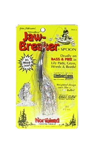 Northland Jaw Breaker Weedless Spoon, 1/2 Oz, Silver Shiner - Jbs-11 #TOP16
