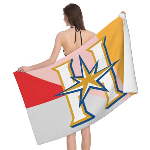 北海道日本ハムファイターズ ビーチタオル 大判 バスタオル グッズ 旅行用 通気性 吸水 速乾グッズ 家庭用 お風呂 プール ジム おしゃれ 130x80cm