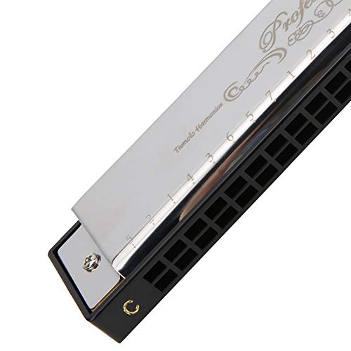 Kcivsou C Key Harmonica 24-Hole Polyphonic, C Key Harmonica 24-Hole Polyphonic Étudiant Adulte Débutant Jouant Orgue à… - Les Beatles, Paul McCartney, John Lennon, RIngo Starr, George Harrison Kcivsou C Key Harmonica 24-Hole Polyphonic, C Key Harmonica 24-Hole Polyphonic Étudiant Adulte Débutant Jouant Orgue à… – Image 5