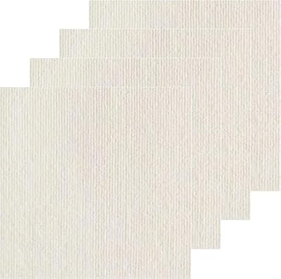 12x12 Inch Peel and Stick Carpet Tiles with Soft Pad, Self-Adhesive Removable Floor Squares for Bedroom, Office, Rental, Easy DIY Installation (10, White)