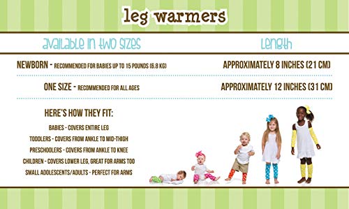 image for juDanzy 3 Pairs of girls baby Leg Warmers for newborn, infant, toddler