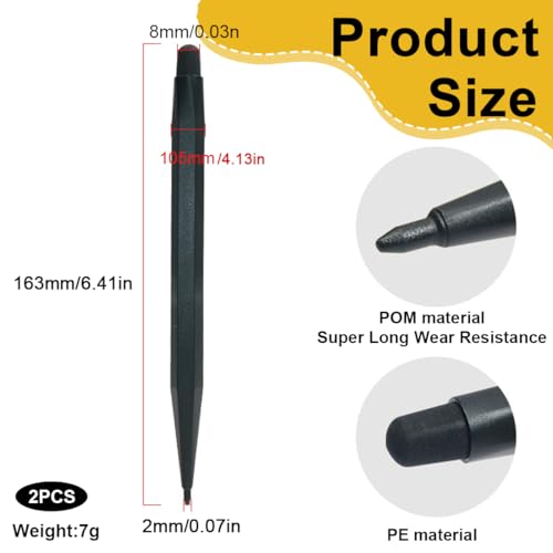 DOKRIN Punteros para presentaciones,Punteros para móviles,Lápiz táctil de Oficina, lápiz óptico multifunción con Pantalla táctil infrarroja de precisión de Doble Cabezal - imagen 2