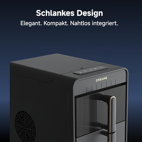 Bild 1 - dreame Aura Eiswürfelmaschinen mit 6-Minuten-Schnelleisproduktion, isoliertem Wassertank und Eisbehälter, Eis in zwei Größen, digitaler Steuerung, LED-Licht und Selbstreinigungsmodus