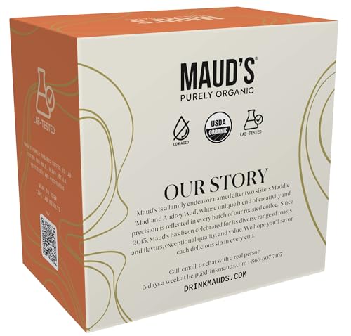 Maud's Organic Decaf Coffee Pods