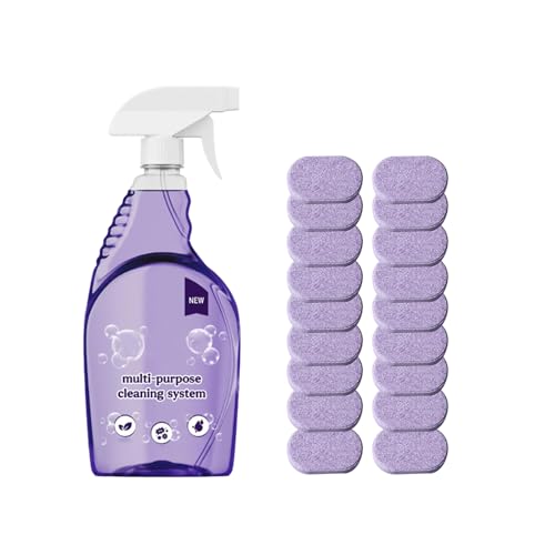 YILEST Spray Oven Cleane - pray Cleaner for Ovens,All-Purpose Cleaners,Multi-Surface Cleaners with Concentrated Cleaning Tablets,Cleaning Sprays for Kitchen,Bathroom(18pcs)