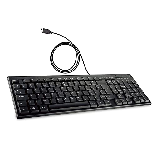 ZEBRONICS Zeb- K35 USB Wired Keyboard With Rupee Key,Spill-Proof And Slim Design (Black) For Rs. 249 @ 45 %