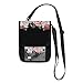 XiangHeFu Cooler Schädel und Blumen Geldbörse Kartenhalter Brieftasche Münztasche Mode Telefon Tasche Große Kapazität